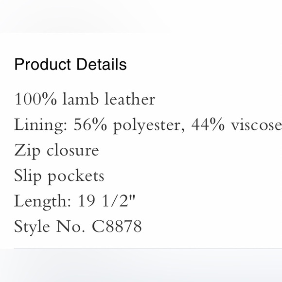 100% Lamb Leather Coat - Coach - Picture 9 of 9